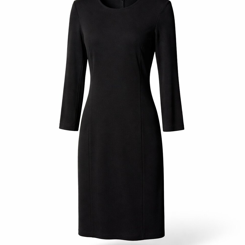 Wilfred Aritizia Black Long Sleeved Fitted Dress Size Large